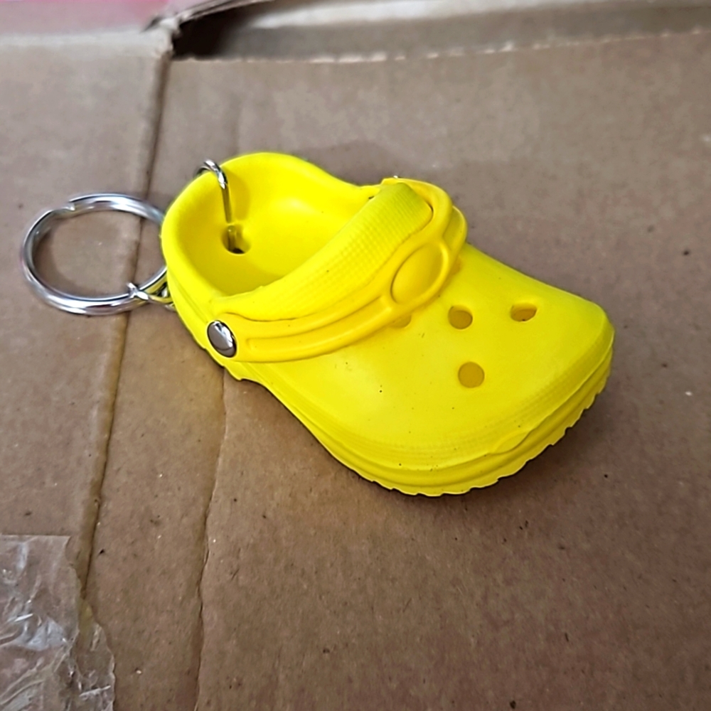Crocs Keychain Yellow